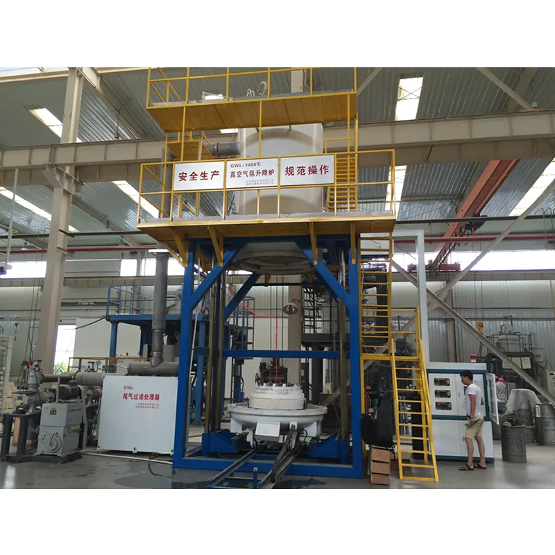 Large vacuum atmosphere lifting furnace
